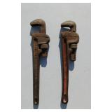 2 Ridgid 14' Pipe Wrenches