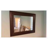 Wall Mirror W/Wood Frame