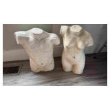 Male & Female Torso Sculptures