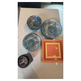 3 Boxes of Plates Bowls & Misc.
