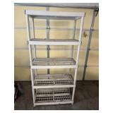Plastic Shelving Unit