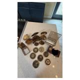 Westinghouse Brass Coasters & Misc. Brass Items