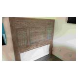62" Headeboard W/Wicker Front