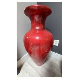 Large Red Vase