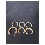 6 Aluminum Horseshoes (Used)