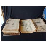 Box of Antique Paper Goods