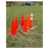 6 28" Orange Cones