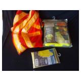 High Visibility Vest and Poncho with Misc
