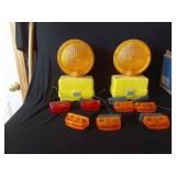 Battery Powered Caution Light and Reflectors