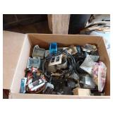Box of Misc. Electrical Supplies
