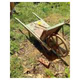 Wooden Wheelbarrow