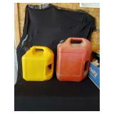 2 Plastic Gas Cans