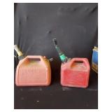 2 Plastic Gas Cans