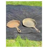2 Cast Iron Skillets