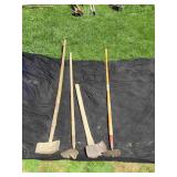 2 Hoes, Tamper, True Temper Single Bit Axe