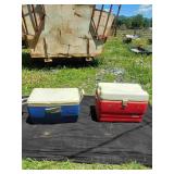 2 Large Igloo Coolers