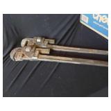 Two 24" Pipe Wrenches