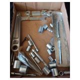 Assortment of Sockets, Wrenches, and Misc