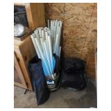 2 Sets of Canopy Poles and Coverts