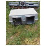 Plastic 2 Dog Box