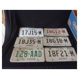 Assortment of Tennessee Tags