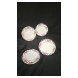 8 Wedgewood 'Pavilion' Bone China Dessert Plates