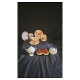 Teacup Displays, Creamer, Sugar & Misc.