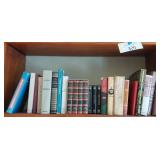 Shelf of Misc. Hardback Books