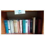 Shelf of Misc. Hardback Books