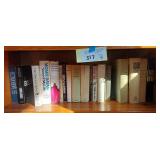 2 Shelves of Misc. Hardback Books