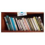 Shelf of Misc. Hardback Books