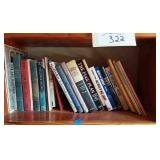 Shelf of Misc. Hardback Books