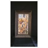 Signed Original Oil Painting With Modernist Scene