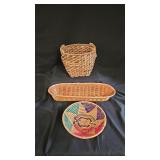 3 Woven Baskets