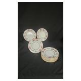 Wedgewood 'Chinese Flower' Ruffled Edge Plates