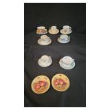 7 Tea Cups W/ Saucers. Bone China English.