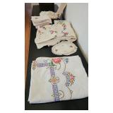 Embroidered Handkerchiefs & Misc.