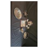 English Serving Platter, Dishes, Ice Bucket & Misc