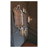 Silver Plated Serving Bowls, Teapot & Misc.