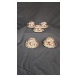 Mason's 'Mandalay' Ironstone Cups & Saucers