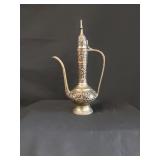 Vintage Engraved Brass India Surahi