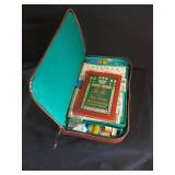 Mah-Jongg Game in Leather Case & Book