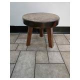 Small 3 Legged Wood Stool.