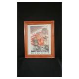 Color Lithograph 'Miss America' Poster