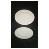 2 Wedgewood 'Moresque' Bone China Platters