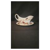 Coalport 'Hong Kong' Bone China Gravy Boat & Plate