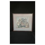 Print Dated 1963 Signed W/Signature
