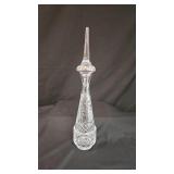 Large Brilliant Cut Crystal Decanter W/Stopper