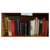 Shelf of Misc. Hardback Books