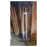 Metal Scoop, Rake & Potato Rake